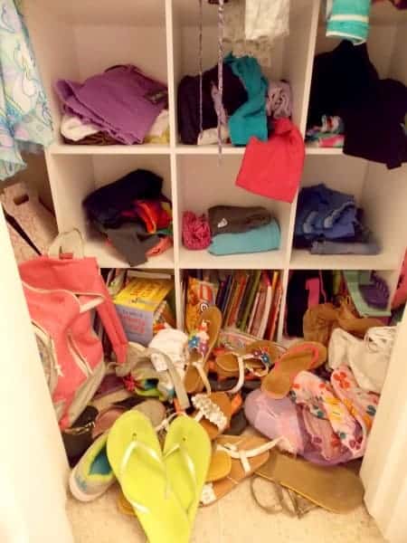 Doesn't cleaning your room mean you stuff everything in your closet?