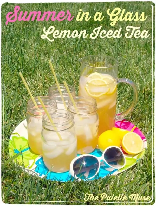 Summer in a Glass - Perfect Lemon Iced Green Tea Recipe