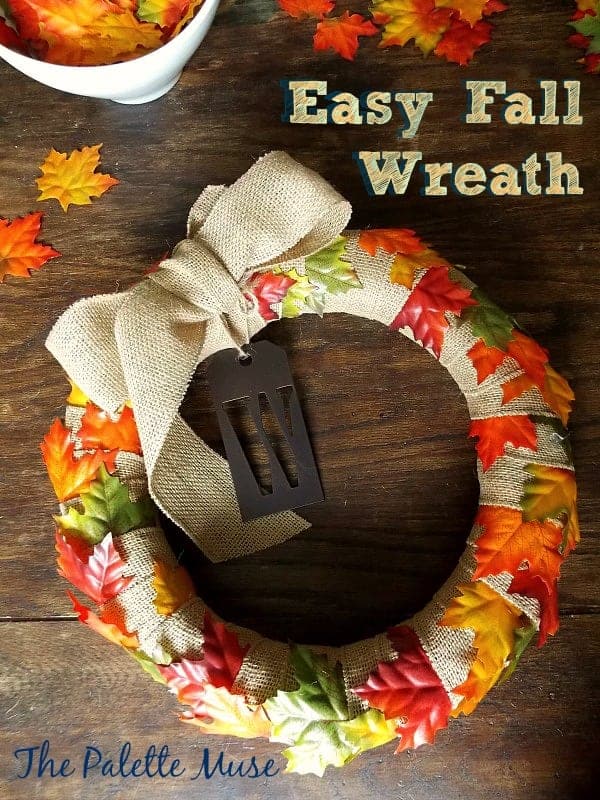 Easy Fall Wreath