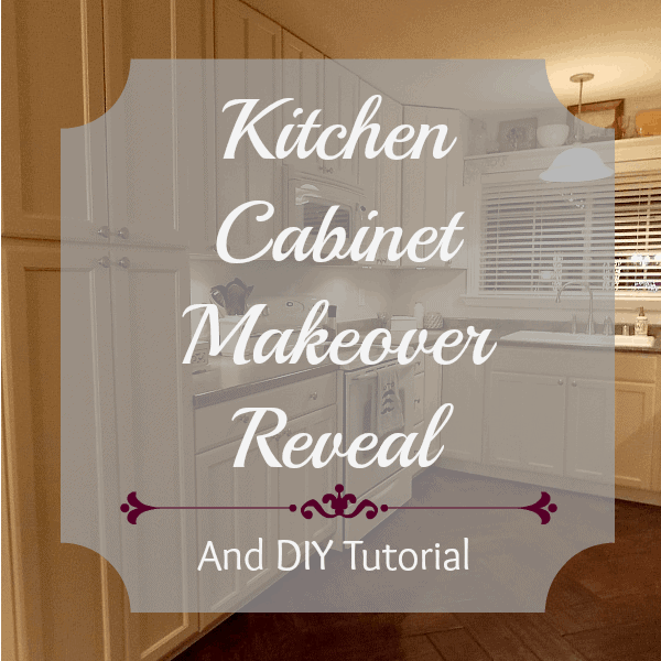Kitchen Cabinet Makeover Reveal and DIY Tutorial