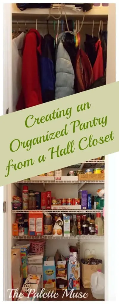 Creating an Organized Pantry from a Hall Closet