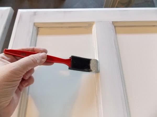 Remodelaholic How To Paint Cabinet Doors, Best Way To Paint Cabinets Brush Or Roller