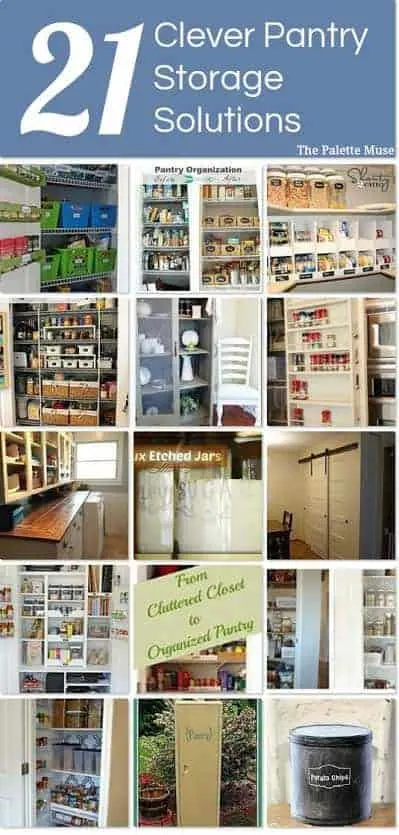 Pantry Solutions and Organizing tips from thepalettemuse.com and Hometalk