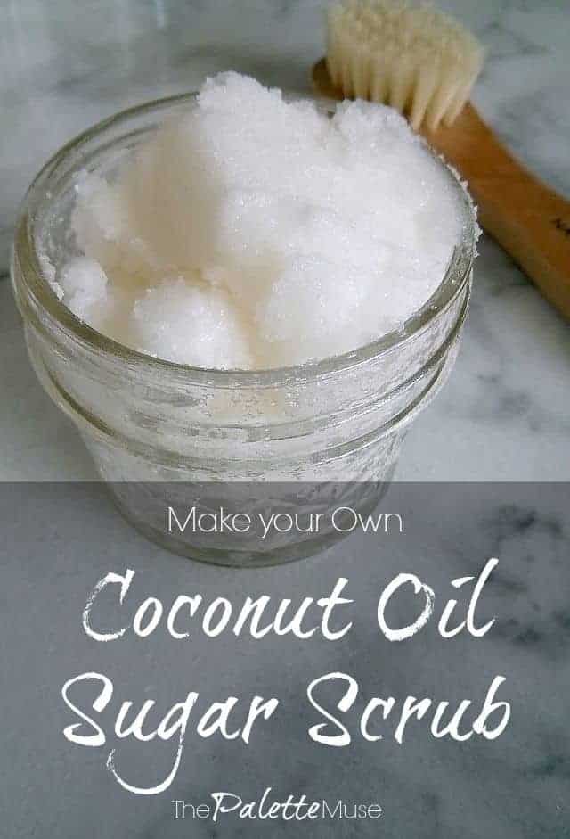Make Your Own Coconut Oil Sugar Scrub The Palette Muse - Sugar Scrub Diy No Coconut Oil