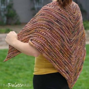 You can knit your own fall shawl with this startup kit from Skeino