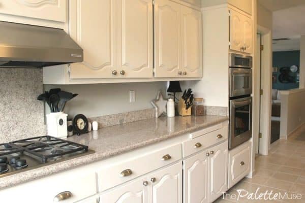 The Best Way to Paint Kitchen Cabinets (No Sanding!) - The Palette Muse
