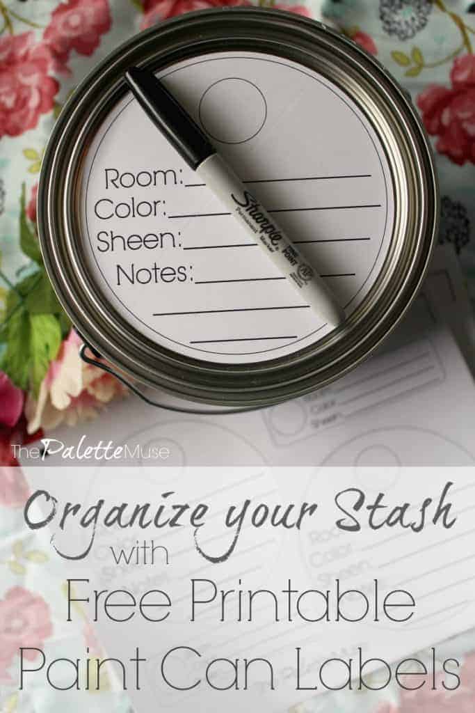 Organize-Free-Printable-Paint-Can-Labels - The Palette Muse