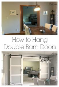 Everything I wish I'd known before we started hanging our double barn doors!