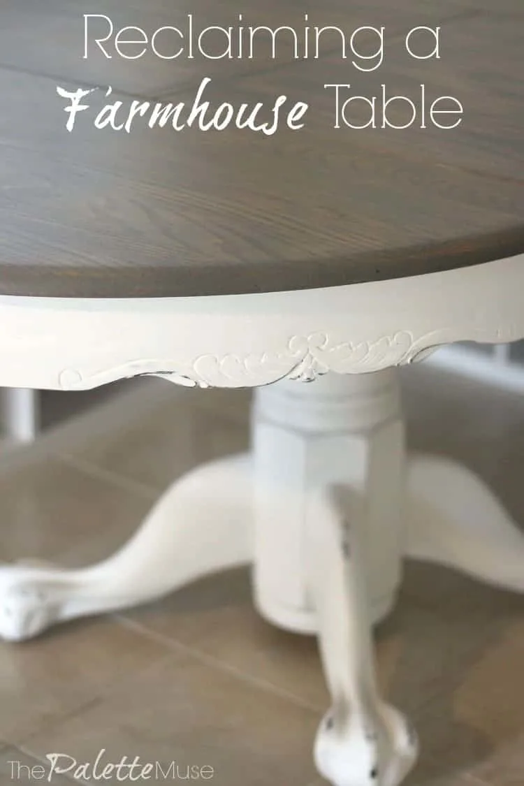 Grey stain deals farmhouse table