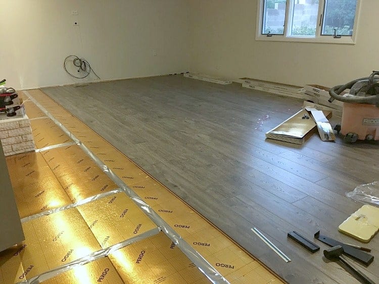 Pergo Waterproof Laminate Flooring and Pergo Gold underlayment