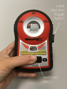 how to use the switches on your laser level