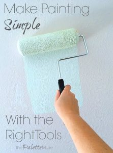 How to make painting simple with the right tools. #paintingtips #painting #DIYproject