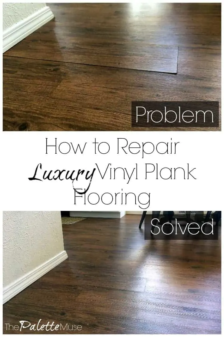 Repair Luxury Vinyl Plank Flooring, How To Touch Up Vinyl Flooring