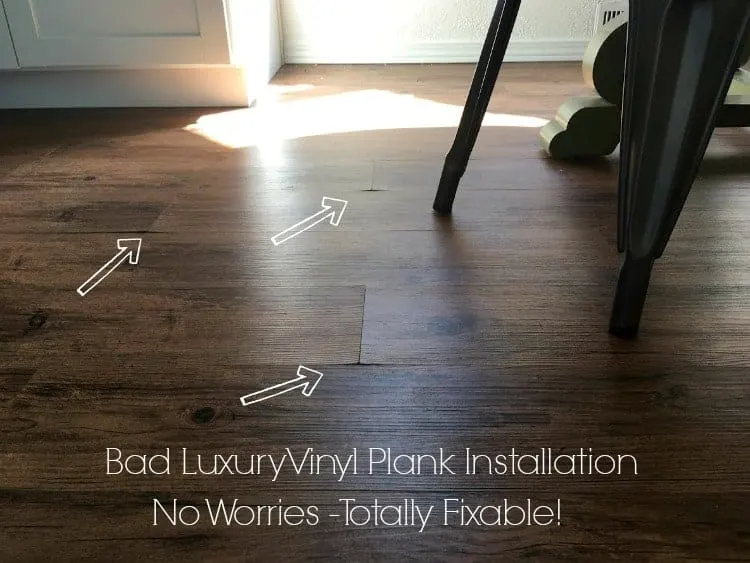 Repair Luxury Vinyl Plank Flooring, Can You Glue Down A Floating Vinyl Floor