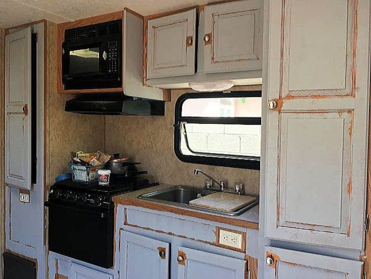 How to Paint Laminate Cabinets without Sanding - The Palette Muse