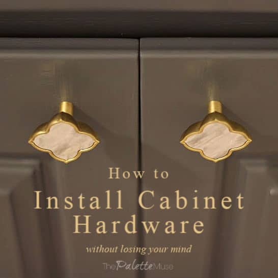 How to install cabinet hardware