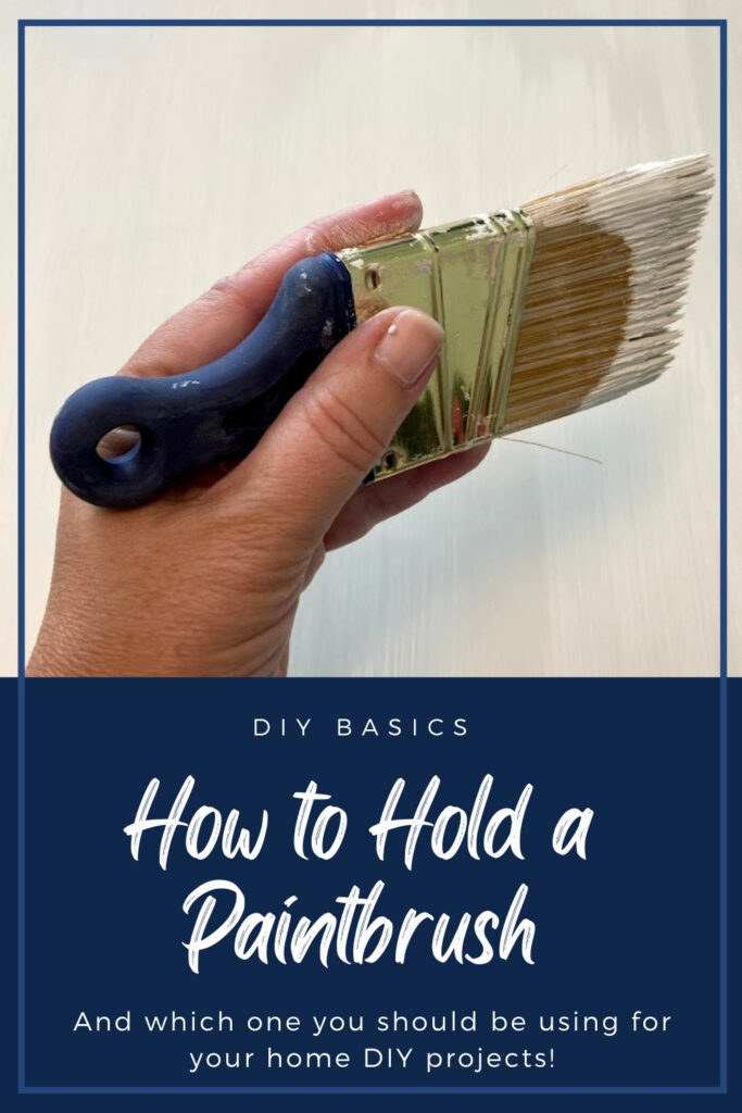 DIY Basics: How to Hold a Paintbrush