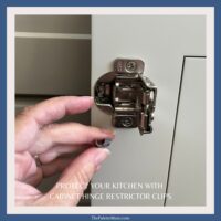Protect your kitchen with cabinet hinge restrictor clips