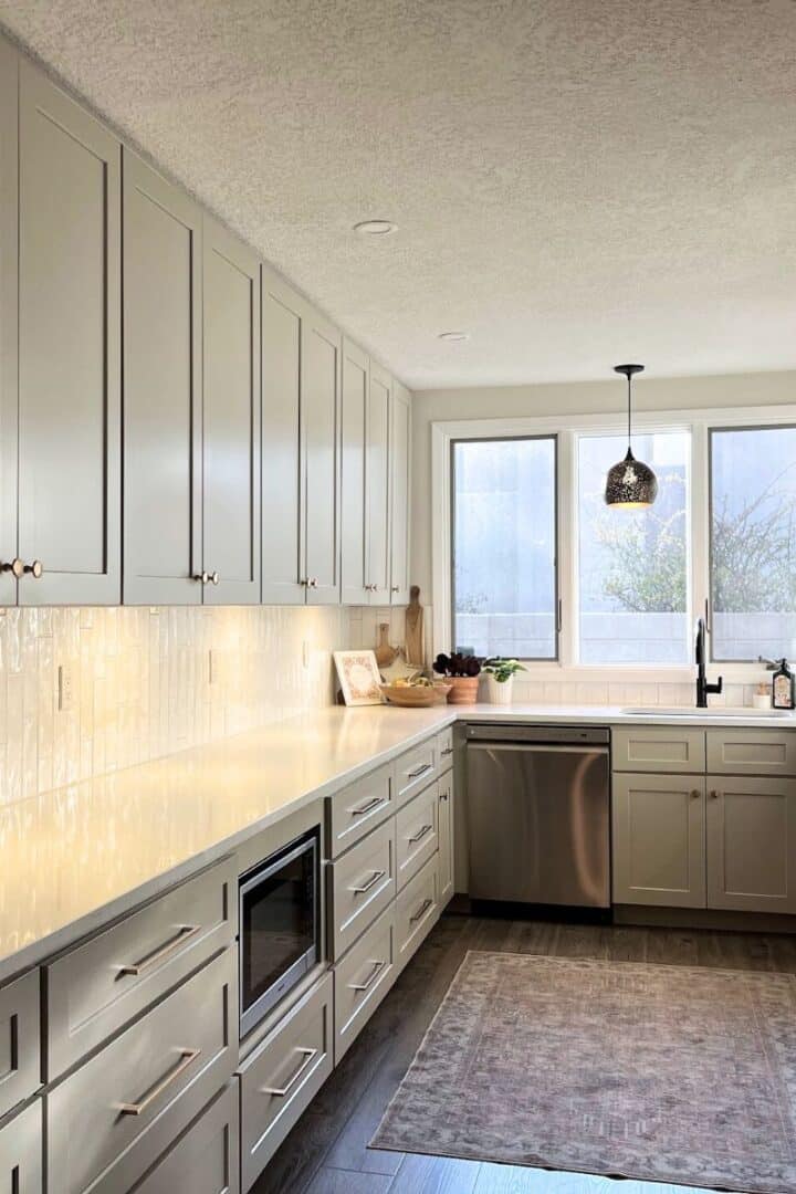 The Best Way to Paint Kitchen Cabinets (No Sanding!) - The Palette Muse